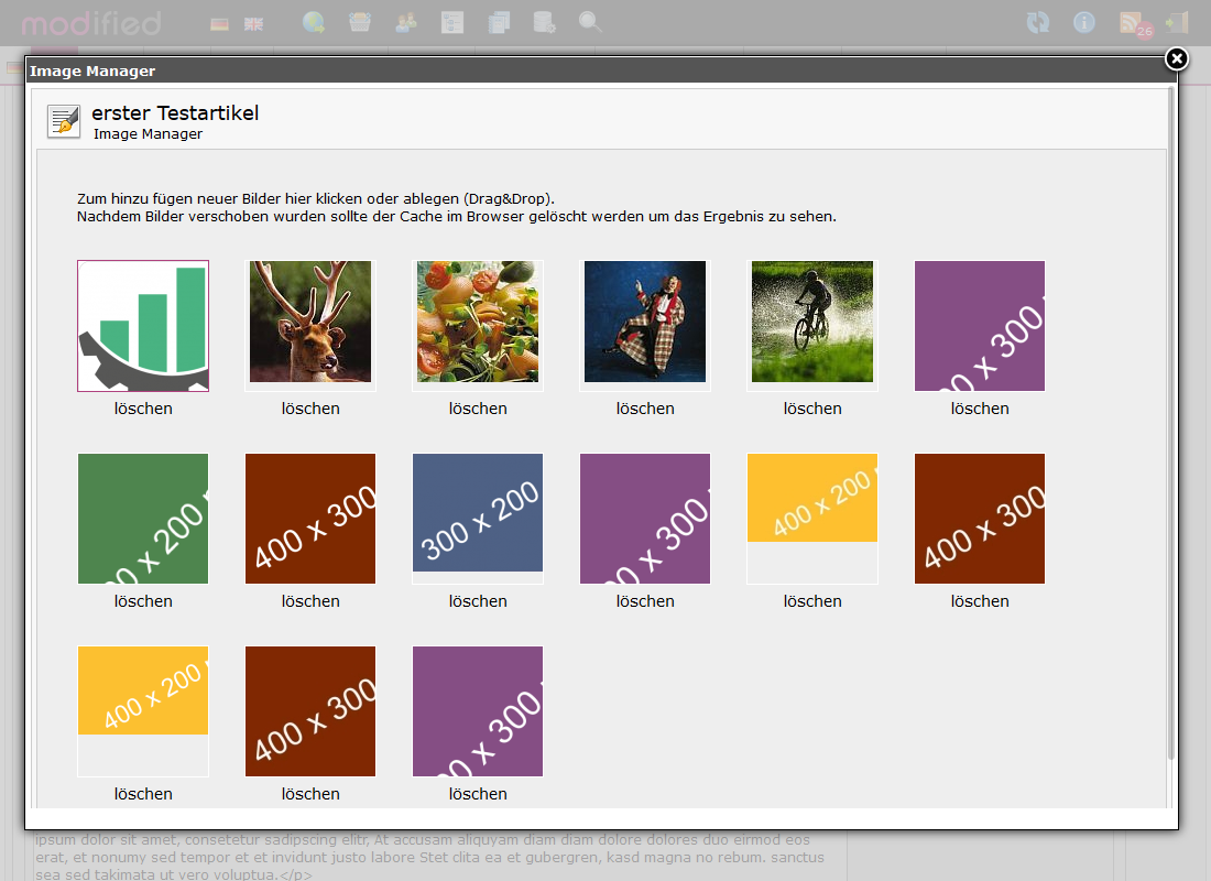 Image Manager Modul für modified eCommerce 2