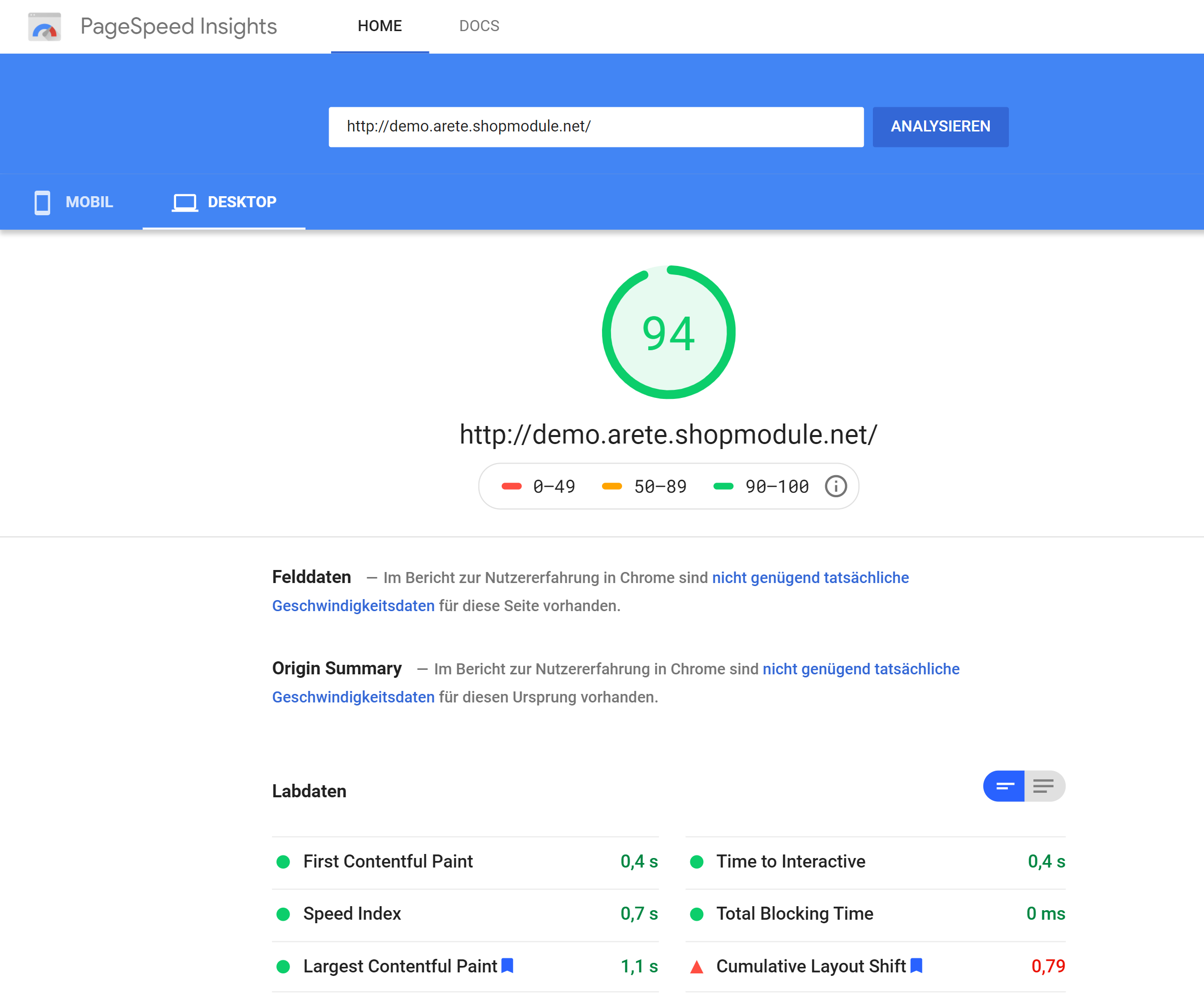 Mobile First – responsives Template ARETE 6