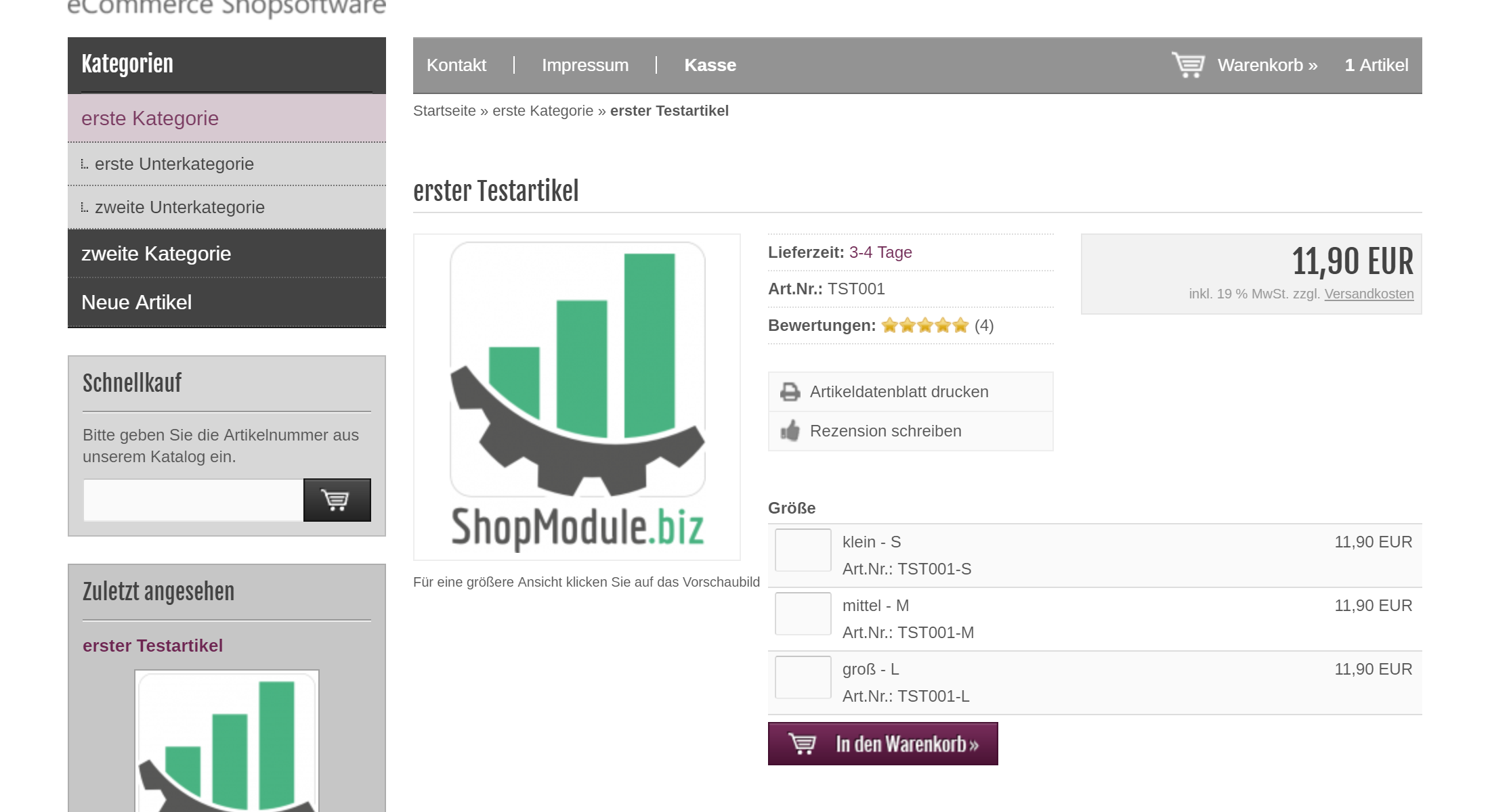 Multibuy für Attribute Modul modified eCommerce 2
