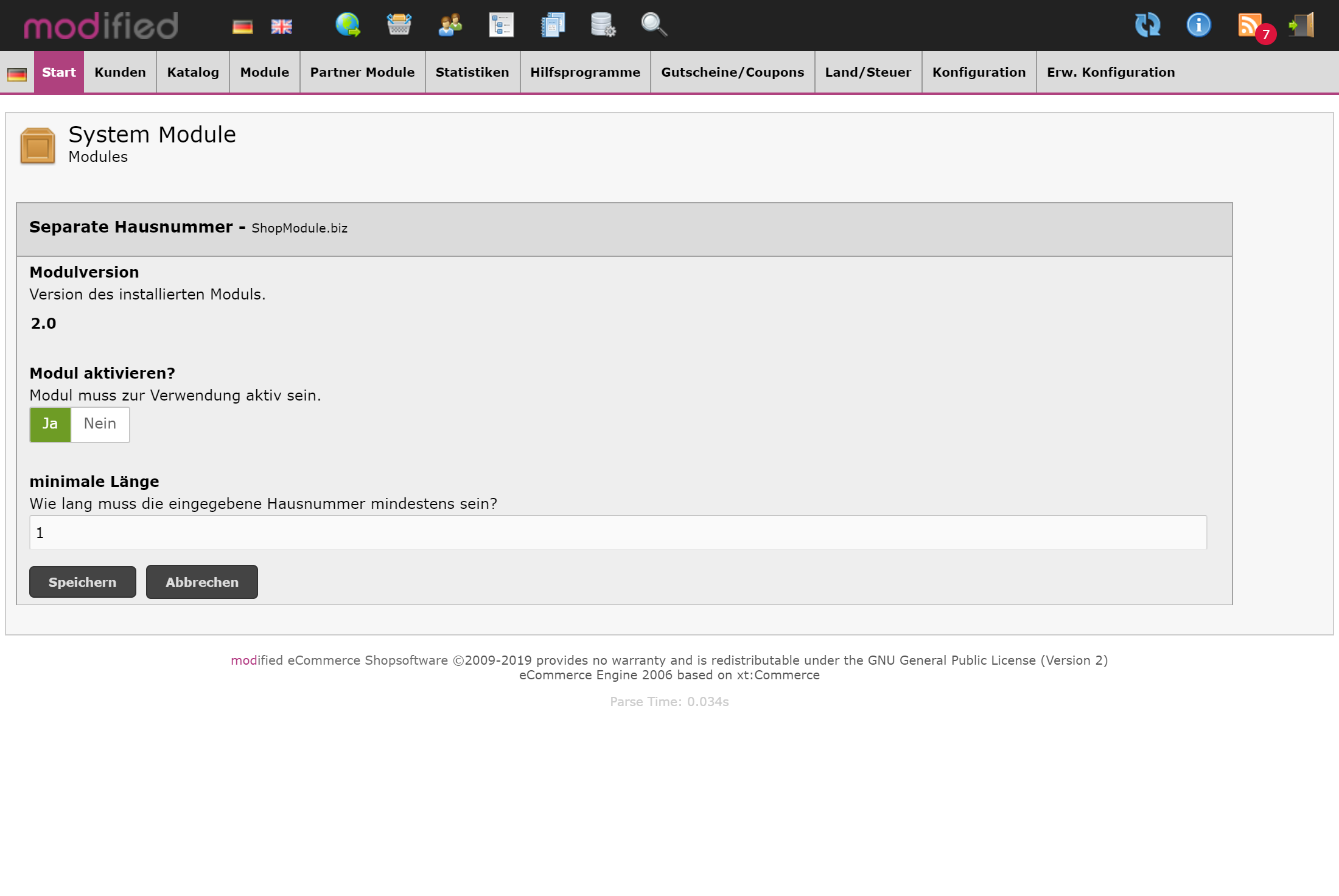 separate Hausnummer 5