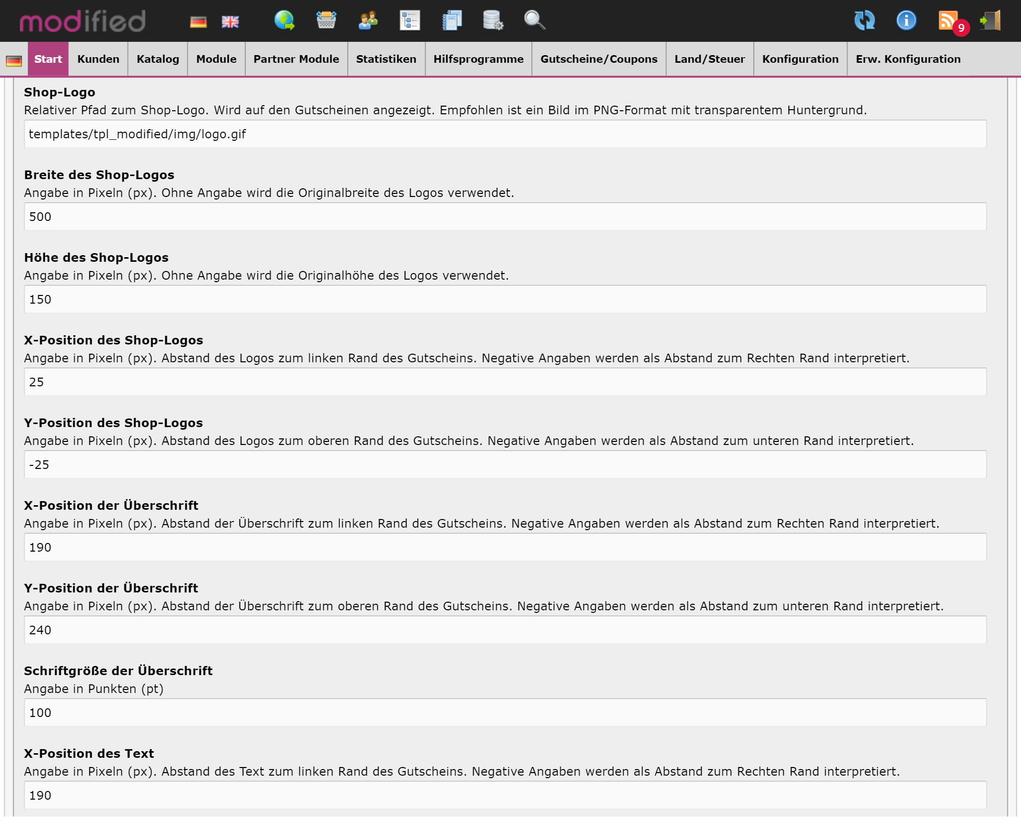 Gutschein-Generator 3