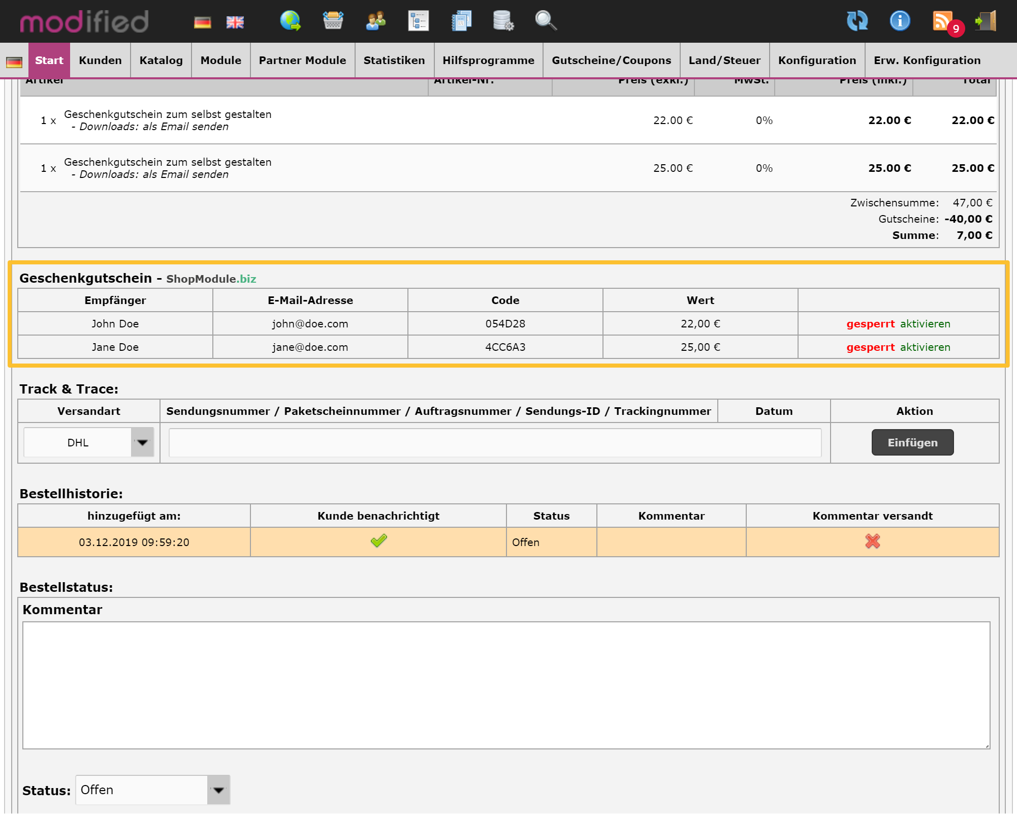Gutschein-Generator 6