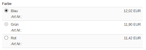 SEO Modul Status für Attribute 5
